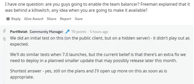Auto-Teambalancer kommt noch für Battlefield V, steckt aber nicht mit im Summer Update 2 EZnJnm5WAAE7QKt
