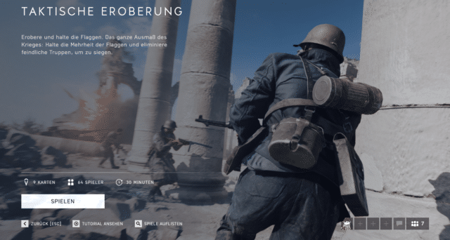 Battlefield V: Strategic & Tactical Conquest Playlist verfügbar 3 Map Playlist Taktische Eroberung