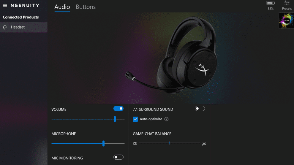 HyperX NGenuity Software Cloud Flight S 1