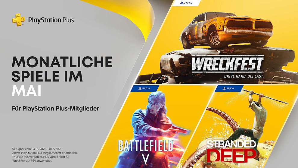 PlayStation Plus Mitglieder erhalten im Mai 2021 unter anderem Battlefield V 1 bfv psplus teaser.jpg mai 2021 1