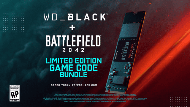 WD BLACK SN750 SE NVMe SSD Battlefield 2042 Game Code Bundle