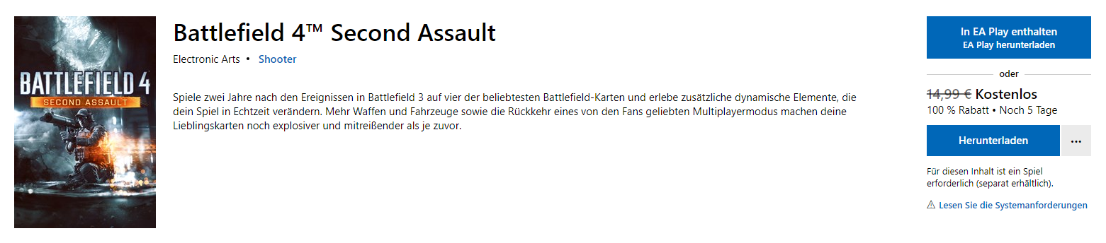 Battlefield 4 Second Assault aktuell kostenlos im Microsoft Store & Origin 9 Screenshot 3 1