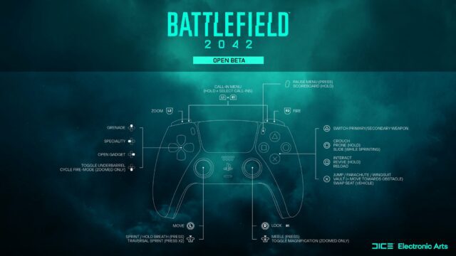 Battlefield 2042: EA kündigt offizielle Beta Termine an, Systemanforderungen & Beta Trailer 5 Battlefield 2042 Beta Playstation Controller Settings