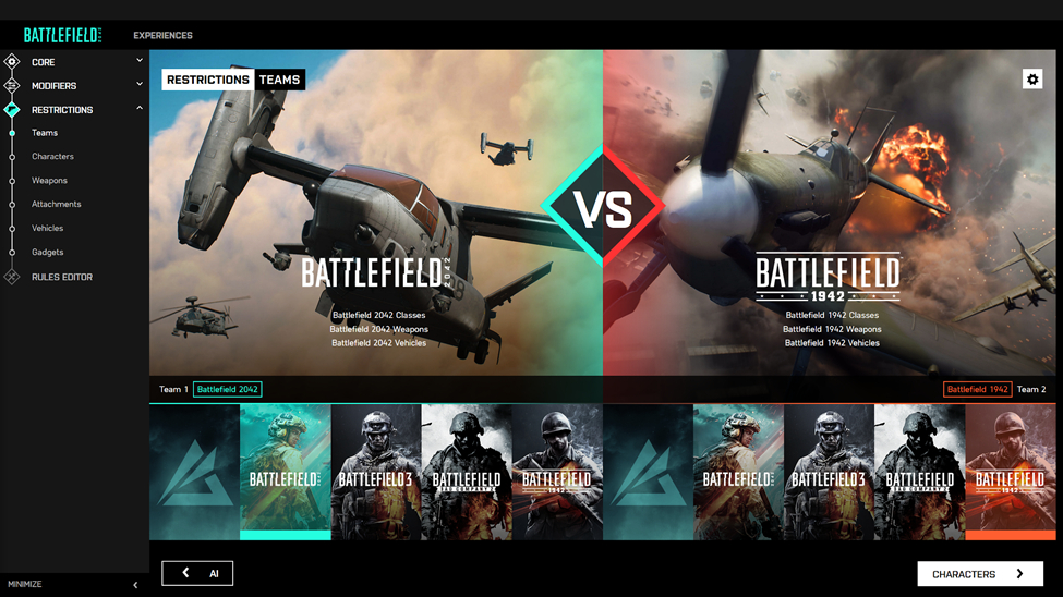 Brandneuer Battlefield Portal Gameplay-Trailer und viele neue Informationen zum ultimativen Battlefield-Builder 12 11 select from map defaults
