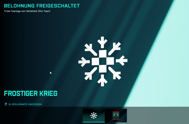 Battlefield 2042: DICE verschenkt erneut Skins für´s Anmelden 2 2021 12 23 17 48 43 Window