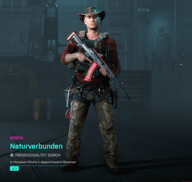 Battlefield 2042 Pre-Season: Sechste wöchentliche Mission gestartet 3 Mackay Skin Naturverbunden Menu