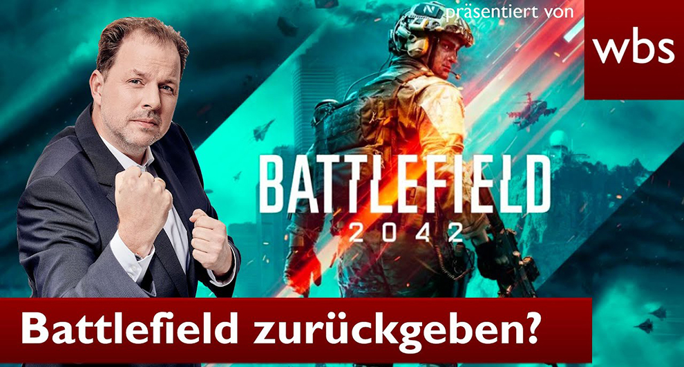 Battlefield 2042 Probleme und Geld zurück: Deutscher Rechtsanwalt klärt auf - Das sind eure Rechte! 1 bf2042 wbs teaser