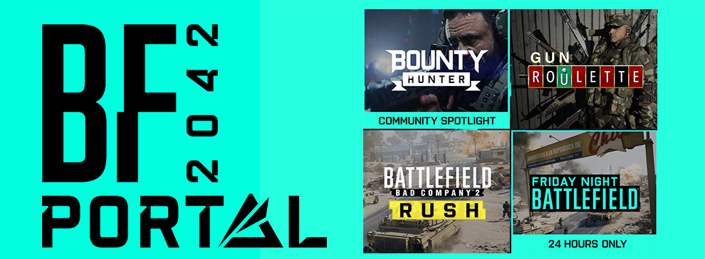 Battlefield 2042: Neue Spielmodi für Portal (KW14) – Bounty Hunter, Gun Roulette & BFBC2 Rush 1 battlefield 2042 teaser portal kw14 2