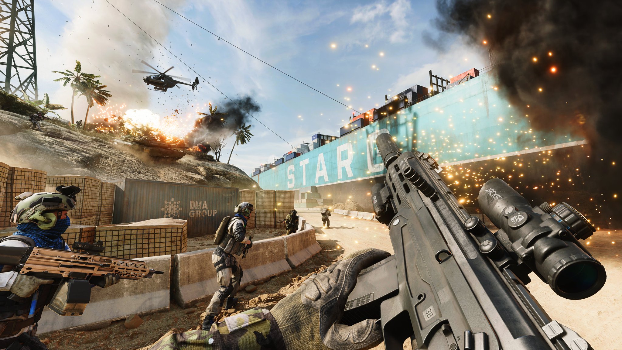 Battlefield 2042: Das steckt in Season 2 "Master of Arms" 6 Battlefield 2042 Season 2 Map Stranded Screenshots 1