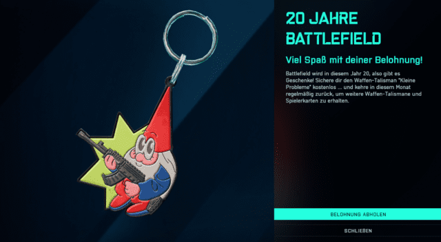 Battlefield 2042: "20th Anniversary of Battlefield" Playcards jetzt verfügbar 7 2022 09 07 22 49 43 Battlefield™ 2042