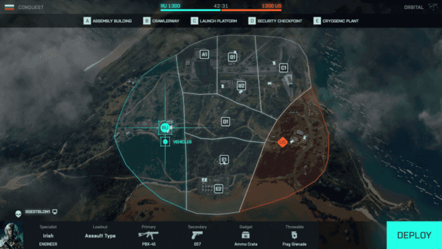 Battlefield 2042: Update 2.2 Patch Notes, Update erscheint am Donnerstag 2 deploy screen overview screenshot with hud 1.png.adapt .1456w