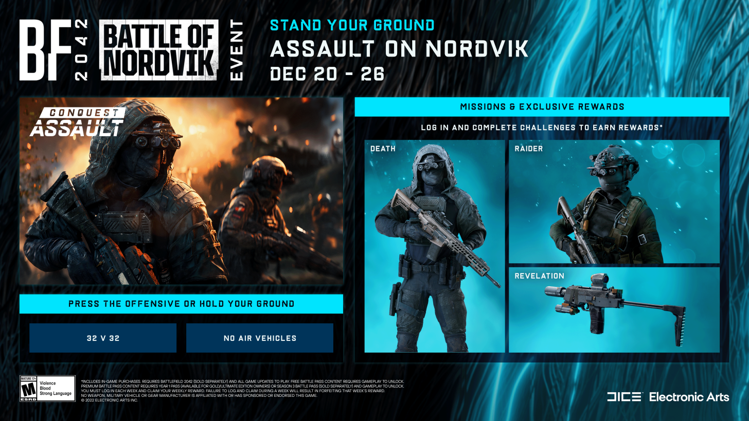 Battlefield 2042: DICE kündigt Schlacht um Nordvik-Event an 6 bf2042 s3 midseasonevent beautyshot week1 1.png.adapt .1456w 1