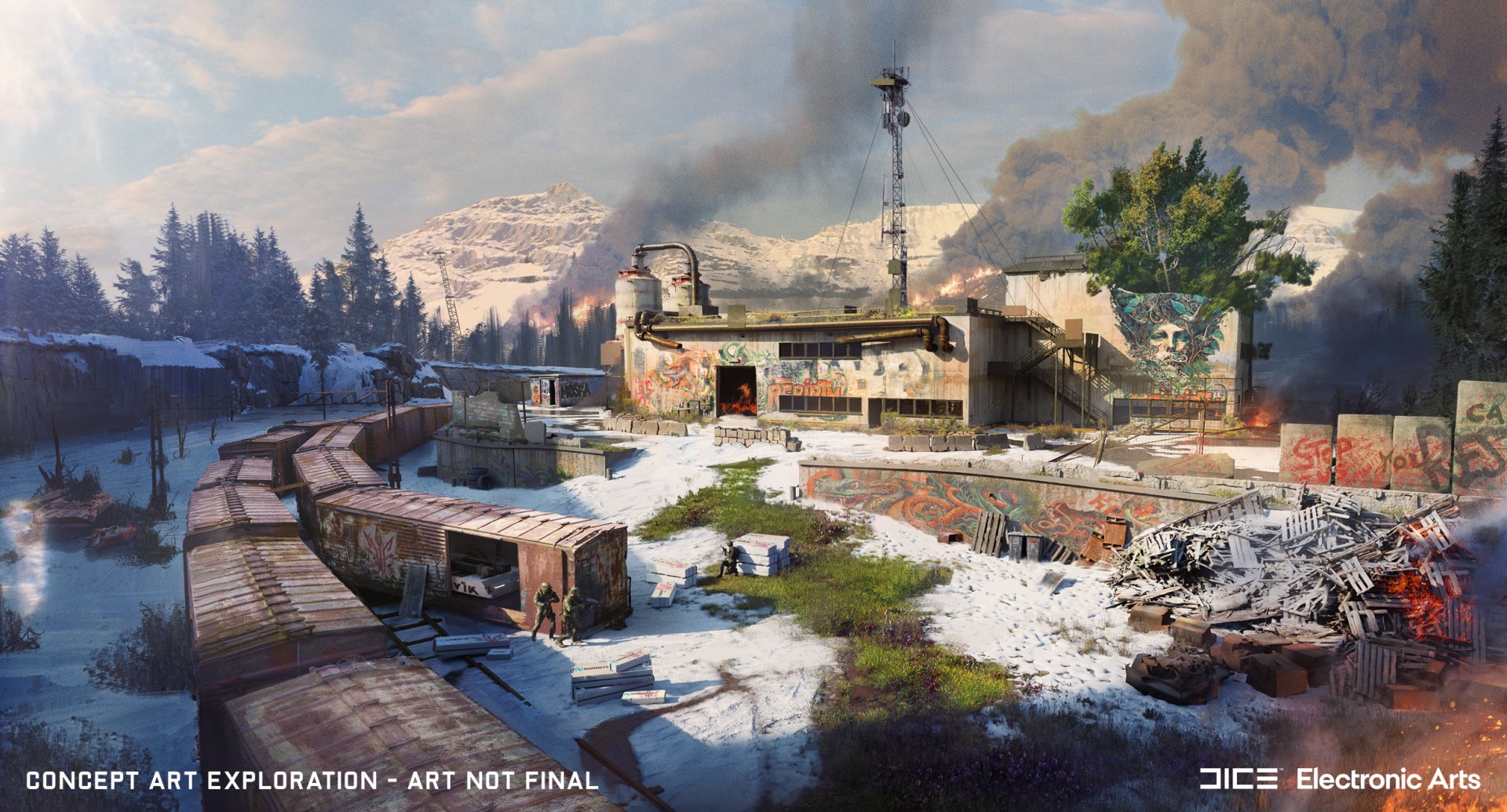 Battlefield 2042 Entwickler Update: DICE stellt Season 5 Map Concept Art, kommende Map Reworks für Hourglass & Discarded und mehr vor 2 battlefield 2042 season 5 map