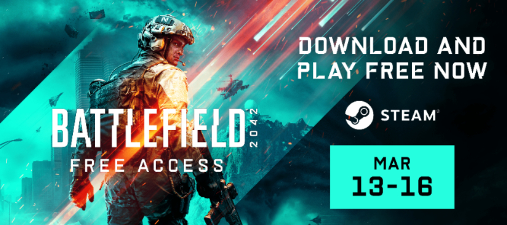 Battlefield 2042: Kostenlose Spielzeit für PC Spieler über Steam vom 13. bis 16. März und große Rabatt-Aktion 1 battlefield 2042 free access steam teaser