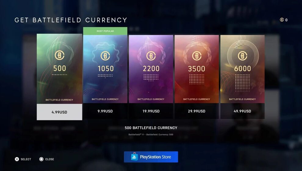 Battlefield-Währungspreise werden aufgrund globaler wirtschaftlicher Schwankungen angepasst 1 Battlefield Currency Packs