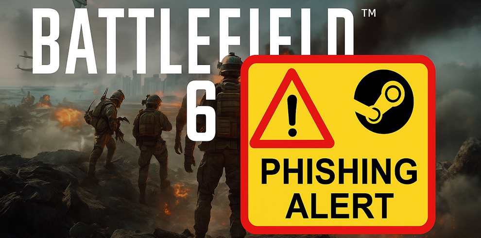 Achtung Betrugsmasche: Battlefield 6 Beta-Phishing bedroht Steam-Accounts 1 bf6 phishing alert steam teaser