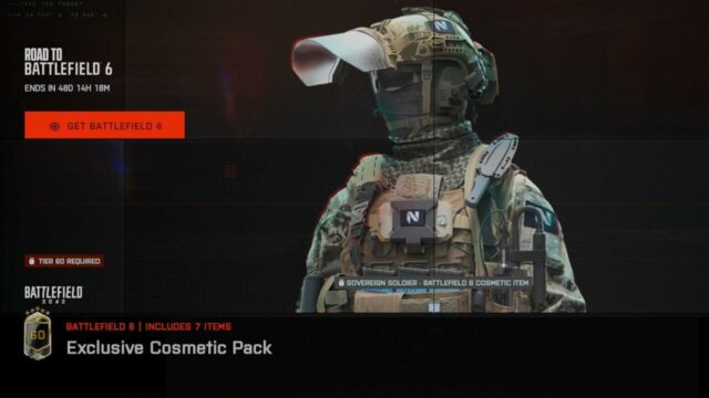 Road to battlefield 6 skins itmes bf61