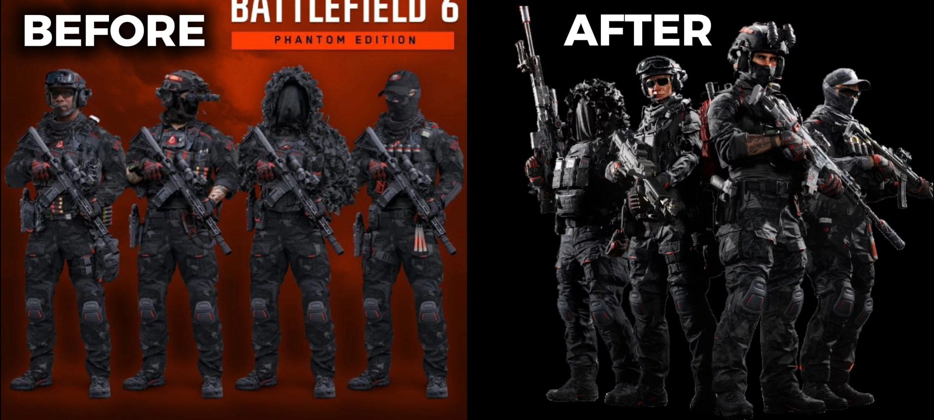 Battlefield 6: Phantom-Skins der Phantom Edition heimlich geändert, Fans verunsichert 2 The Phantom Edition Skins has been changed