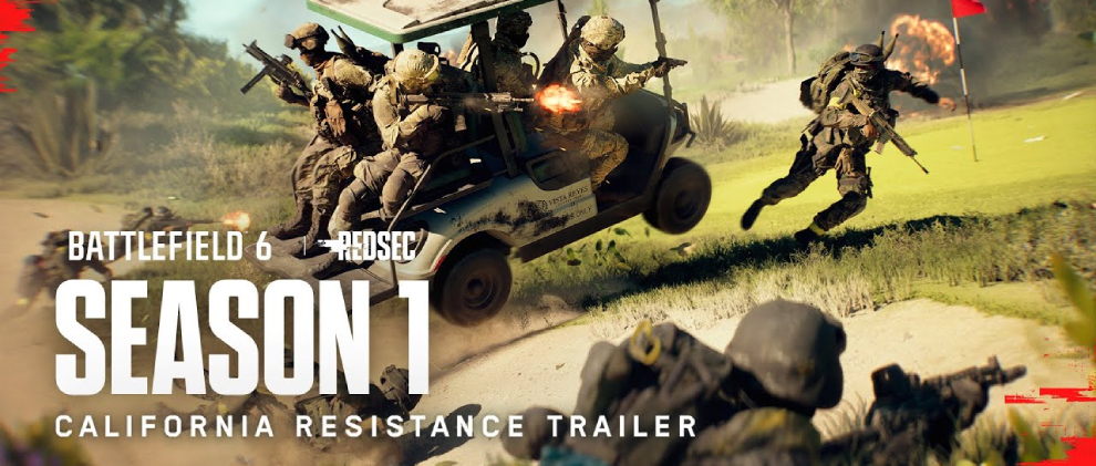 Neuer Gameplay Trailer California Resistance jetzt live in Battlefield REDSEC teaser