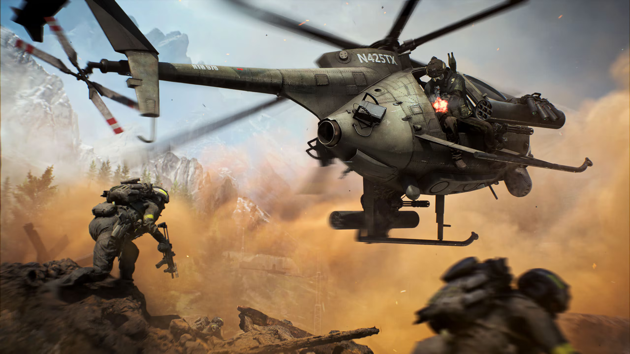Battlefield 6: Neue Karte "Kontaminiert" mit Video & VL-7-Angriff Spielmodus vorgestellt 2 bf6 s2 roadmap Action Screenshot Contaminated LittleBird 1